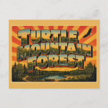 Bosque de Turtle Mountain ND Humedales del lago As