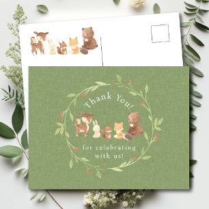 Postal Bosque encantado Gracias