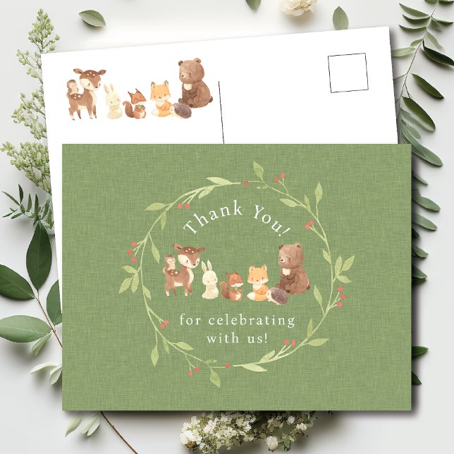 Postal Bosque encantado Gracias (Subido por el creador)