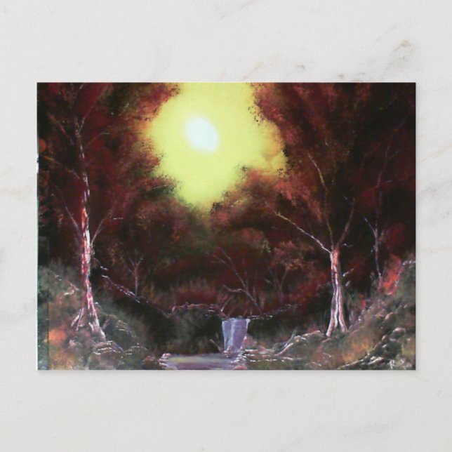 Postal Bosque Escarlata (Anverso)