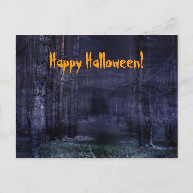 Postal Bosque espeluznante (Anverso)
