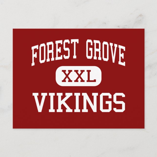 Postal Bosque Forestal - Vikings - High - Forest Grove (Anverso)
