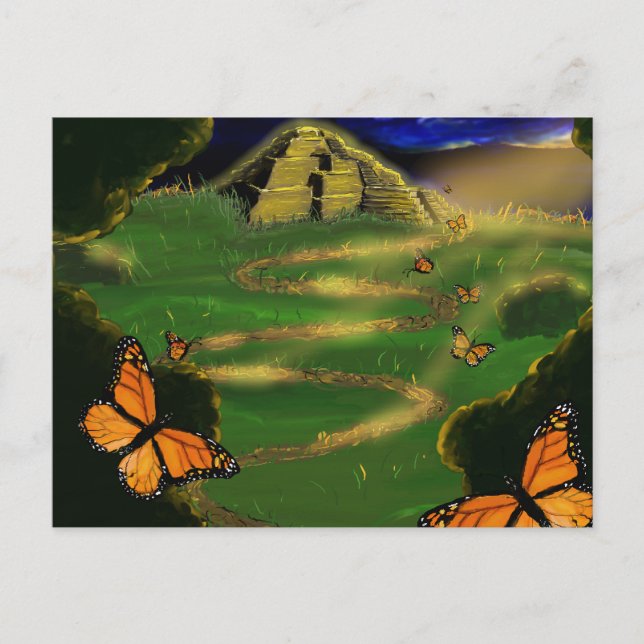 Postal Bosque mágico (Anverso)