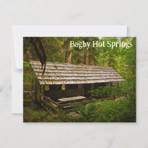 Postal Bosque nacional Bagby Hot Springs Mt Hood