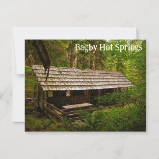Postal Bosque nacional Bagby Hot Springs Mt Hood