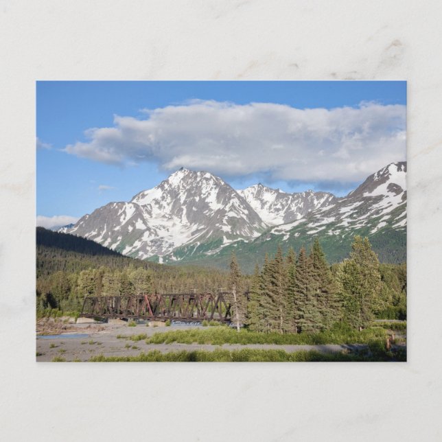 Postal Bosque nacional Chugach (Anverso)