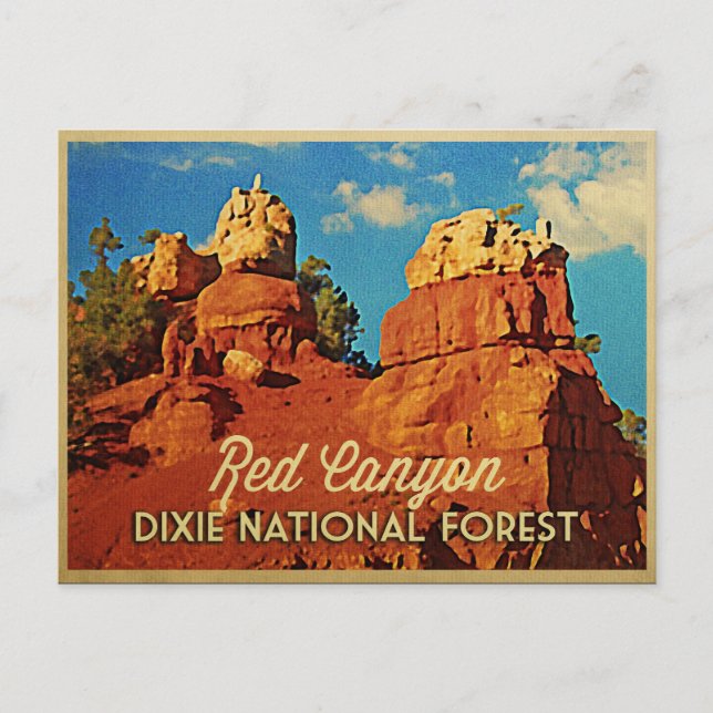 Postal Bosque nacional de Dixie (Anverso)