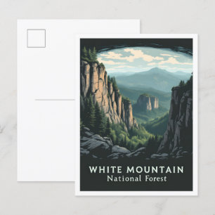 Postal Bosque nacional de Montaña Blanca New Hampshire EE