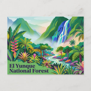Postal Bosque Nacional El Yunque Puerto Rico