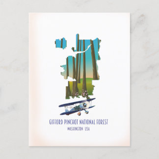 Postal Bosque Nacional Gifford Pinchot, estado de washing
