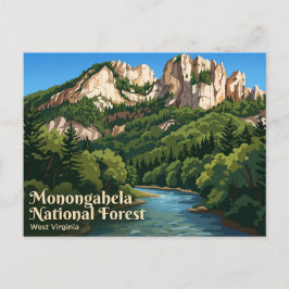 Postal Bosque Nacional Monongahela EE. UU.