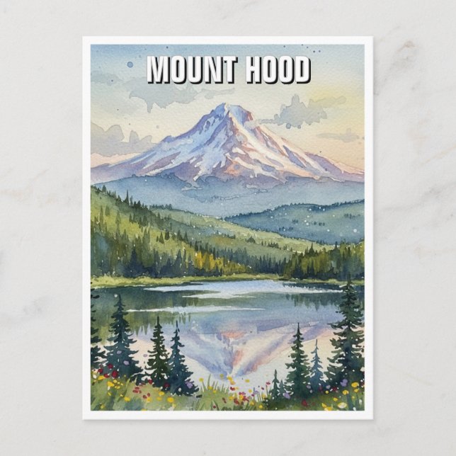 Postal Bosque Nacional Monte Hood Oregon (Anverso)