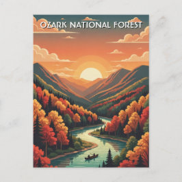 Postal Bosque Nacional Ozark Arkansas
