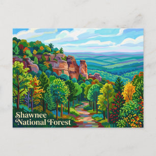 Postal Bosque Nacional Shawnee EE. UU.