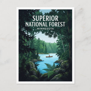 Postal Bosque Nacional Superior Tofte Minnesota