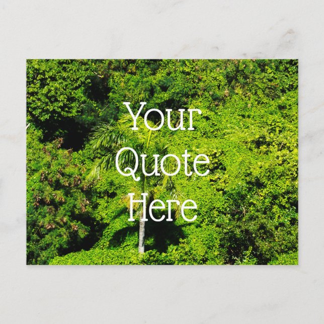 Postal Bosque tropical (Anverso)