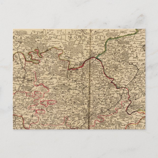 Postal Bosques de Francia (Anverso)