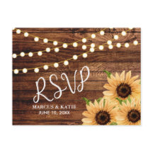 Bosques rusos y girasoles boda RSVP