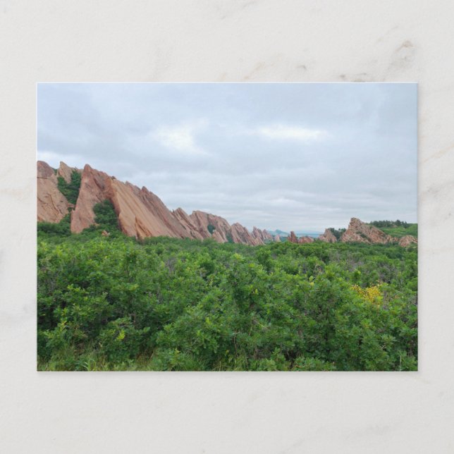 Postal Bosques y formas rocosas del valle de Roxborough (Anverso)