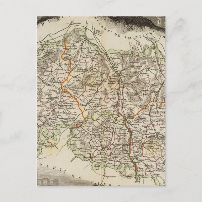 Postal Bosques y límites de la ciudad (Anverso)