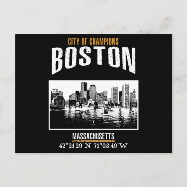 Postal Boston (Anverso)
