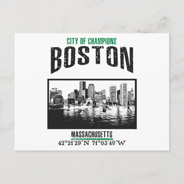 Postal Boston (Anverso)
