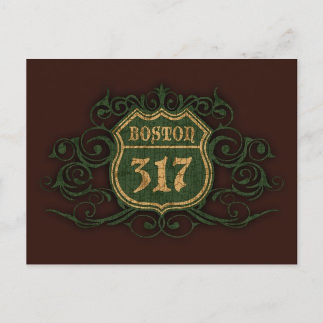 Postal Boston 317 (Anverso)