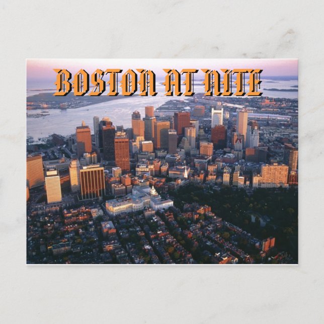 POSTAL BOSTON AL NITO POR MOJISOLA A GBADAMOSI OKUBULE (Anverso)