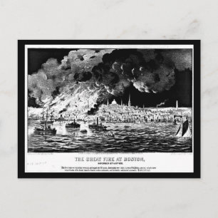 Postal Boston Art-14 poscard-vintage