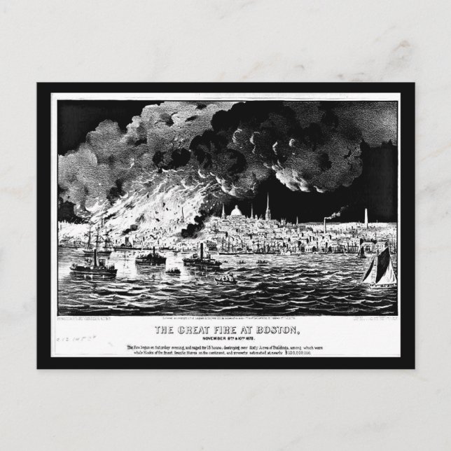 Postal Boston Art-14 poscard-vintage (Anverso)