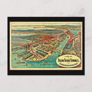 Postal Boston Art-24 postarjeta-vintage