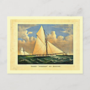 Postal Boston Art-2 postarjeta-vintage