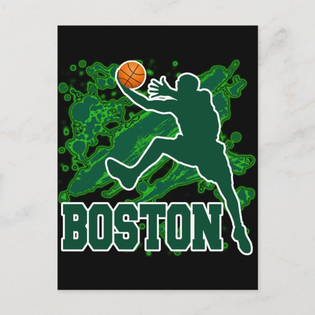 POSTAL BOSTON BASKETBALL (Anverso)