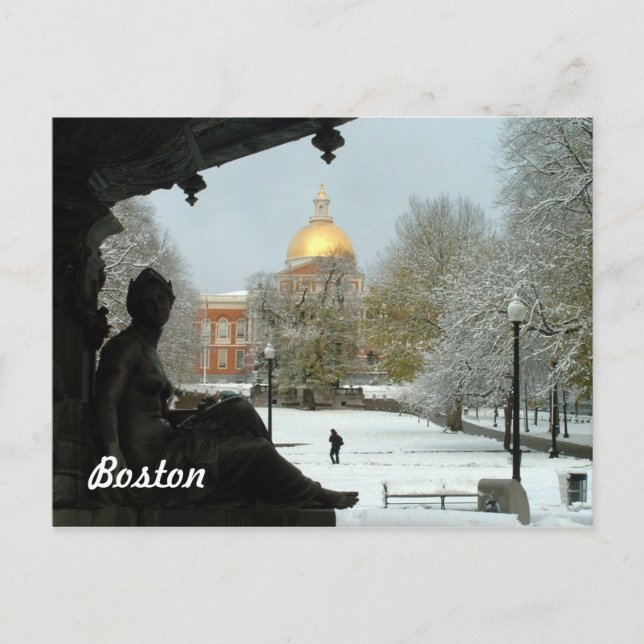 Postal Boston Common (Anverso)
