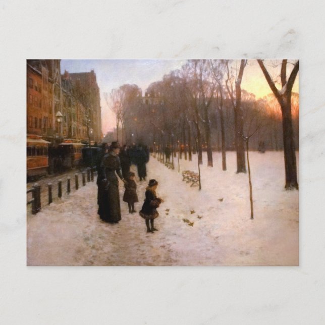Postal Boston Common en Twilight (Anverso)