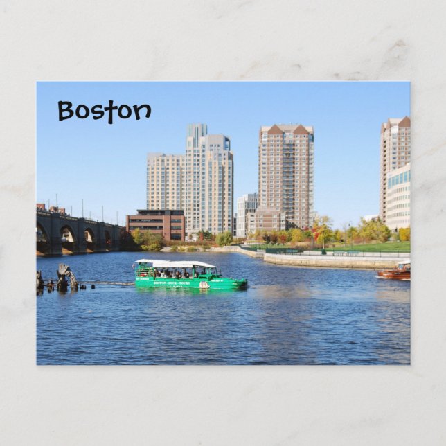 Postal Boston Duck Tours (Anverso)