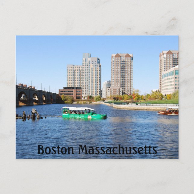 Postal Boston Duck Tours (Anverso)