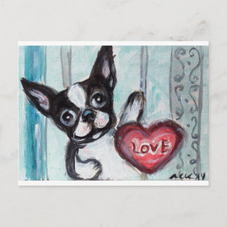Postal Boston Happy Heart