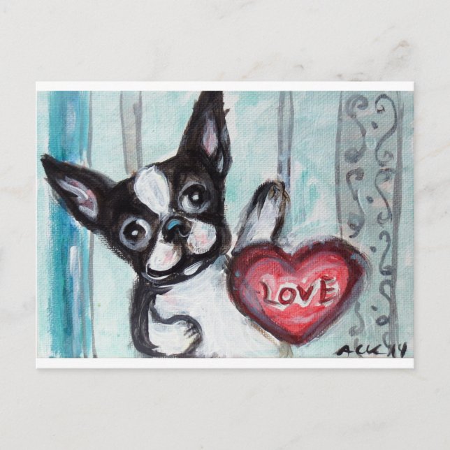 Postal Boston Happy Heart (Anverso)