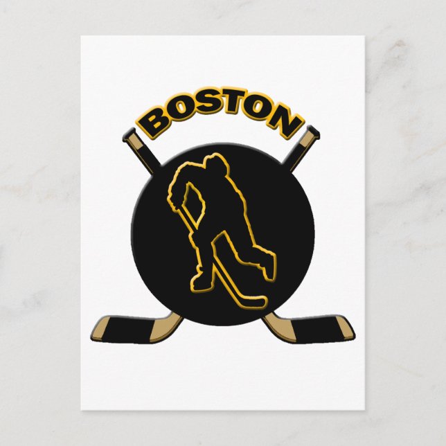 POSTAL BOSTON HOCKEY (Anverso)