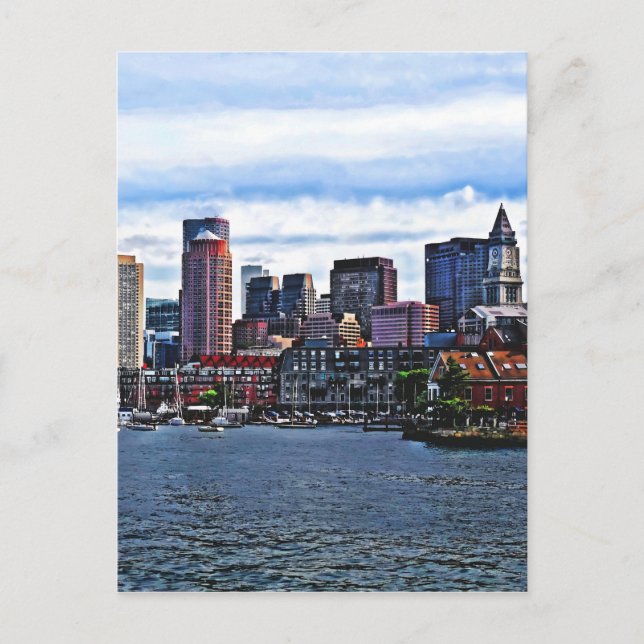 Postal Boston MA - Puerto Interior (Anverso)