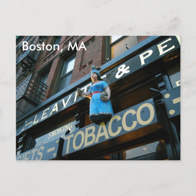 Postal Boston, MAMÁES (Anverso)