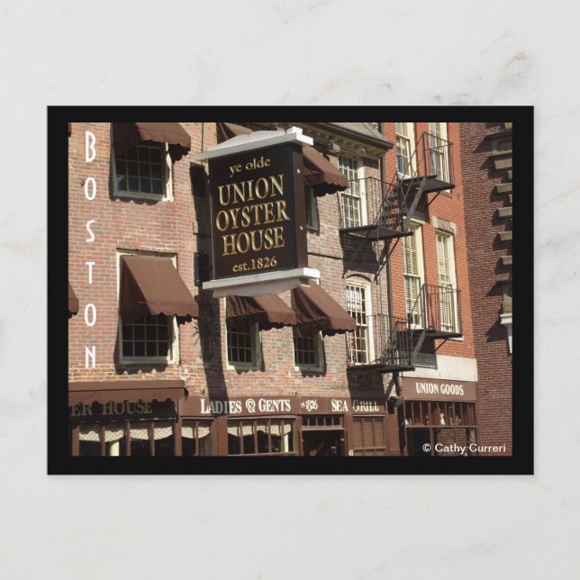 Postal Boston, Massachusetts (Anverso)