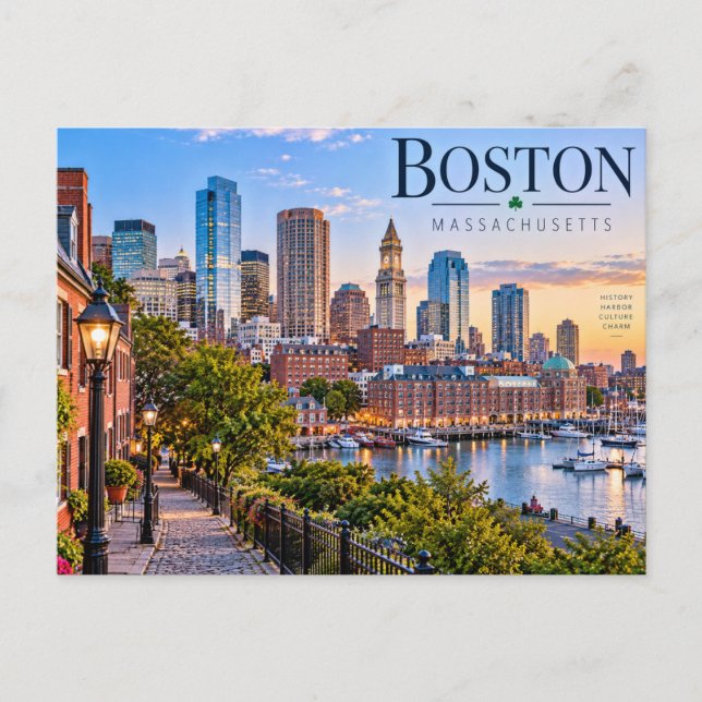 Postal Boston, Massachusetts (Anverso)