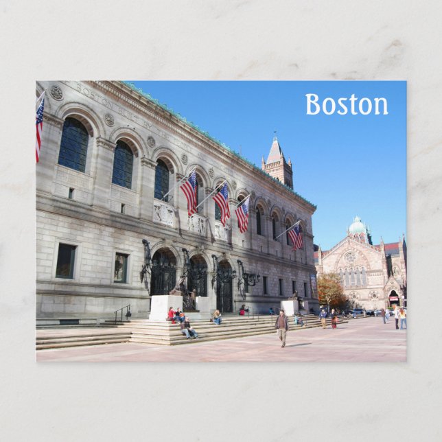Postal Boston Massachusetts (Anverso)