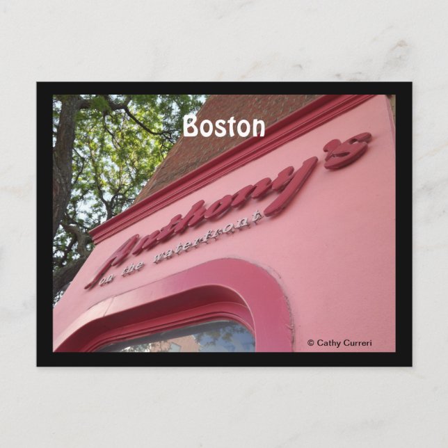 Postal Boston, Massachusetts (Anverso)