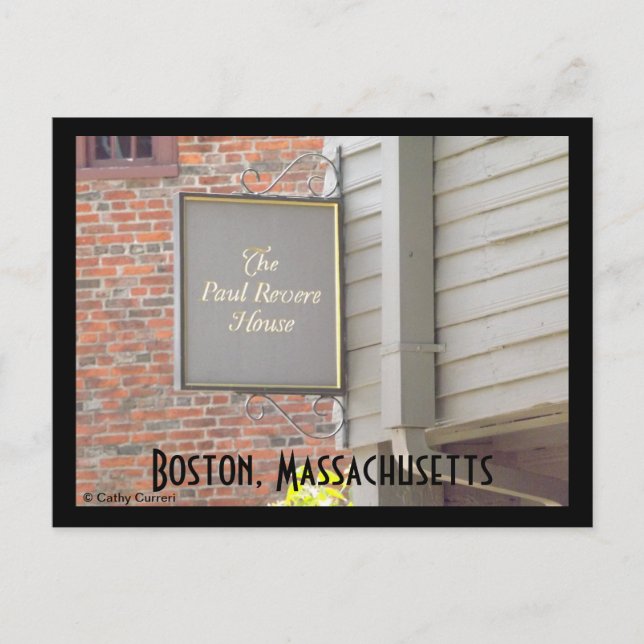 Postal Boston, Massachusetts (Anverso)