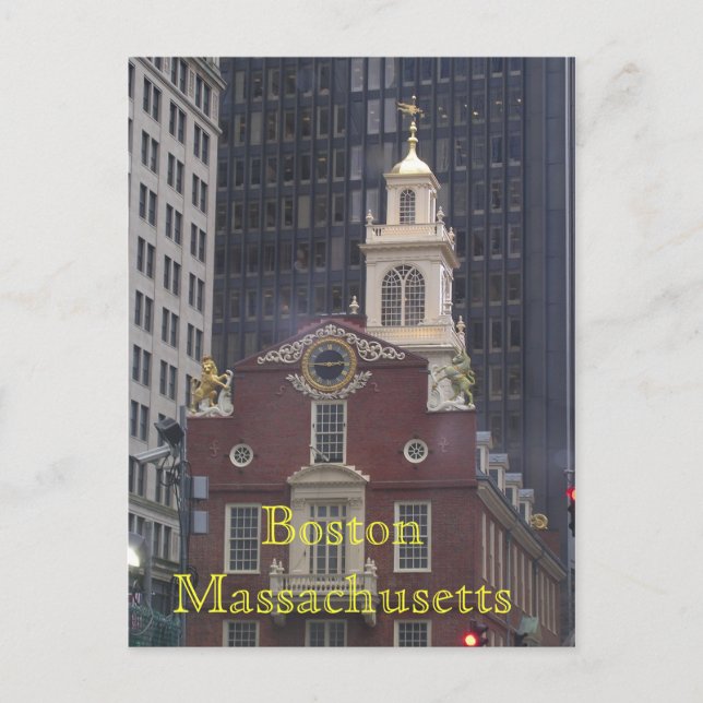Postal Boston Massachusetts (Anverso)