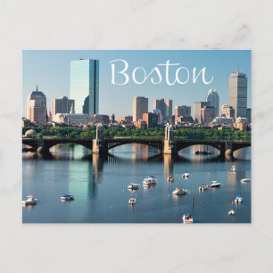 Postal Boston, Massachusetts - Boston Skyline Post Card C