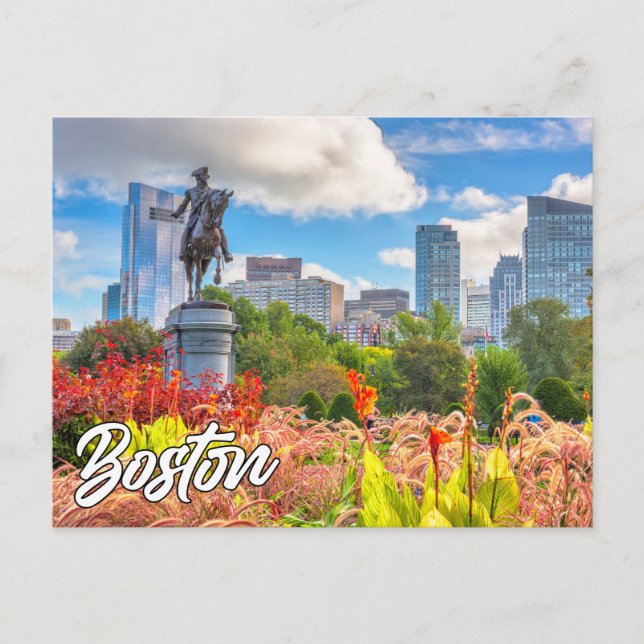 Postal Boston, Massachusetts, Estados Unidos (Anverso)